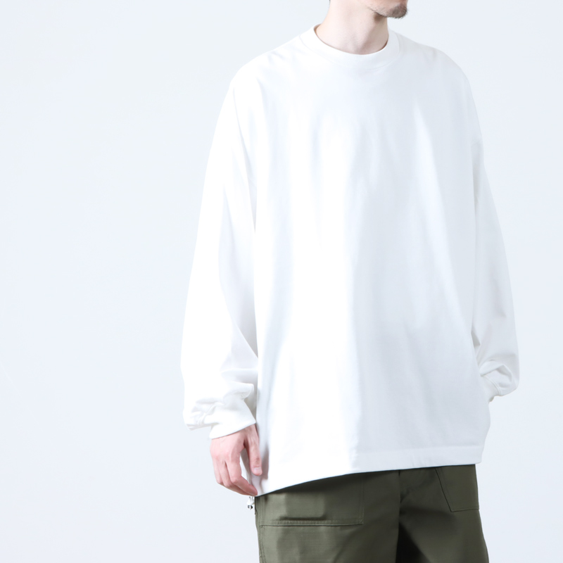 is-ness (イズネス) BALLOON LONG SLEEVE T SHIRT / バルーンロング