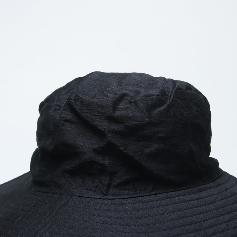 KIJIMA TAKAYUKI (キジマタカユキ) LINEN RAYON WIDE BRIM BUCKET HAT