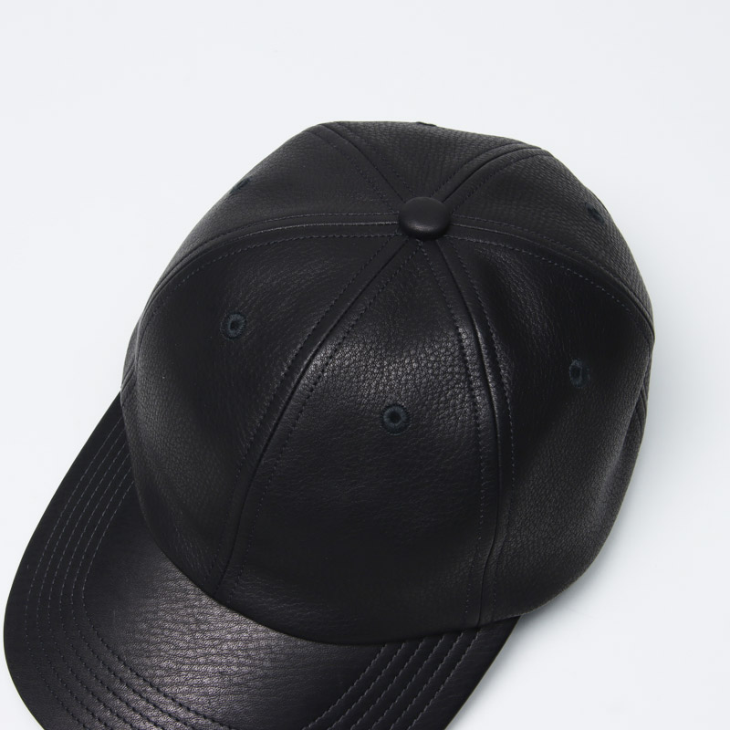 KIJIMA TAKAYUKI (キジマタカユキ) COWHIDE 6PANEL CAP / カウハイド 6