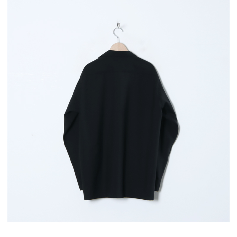 MARKAWARE (マーカウェア) ORGANIC WOOL 2/80 TROPICAL VAREUSE SHIRT