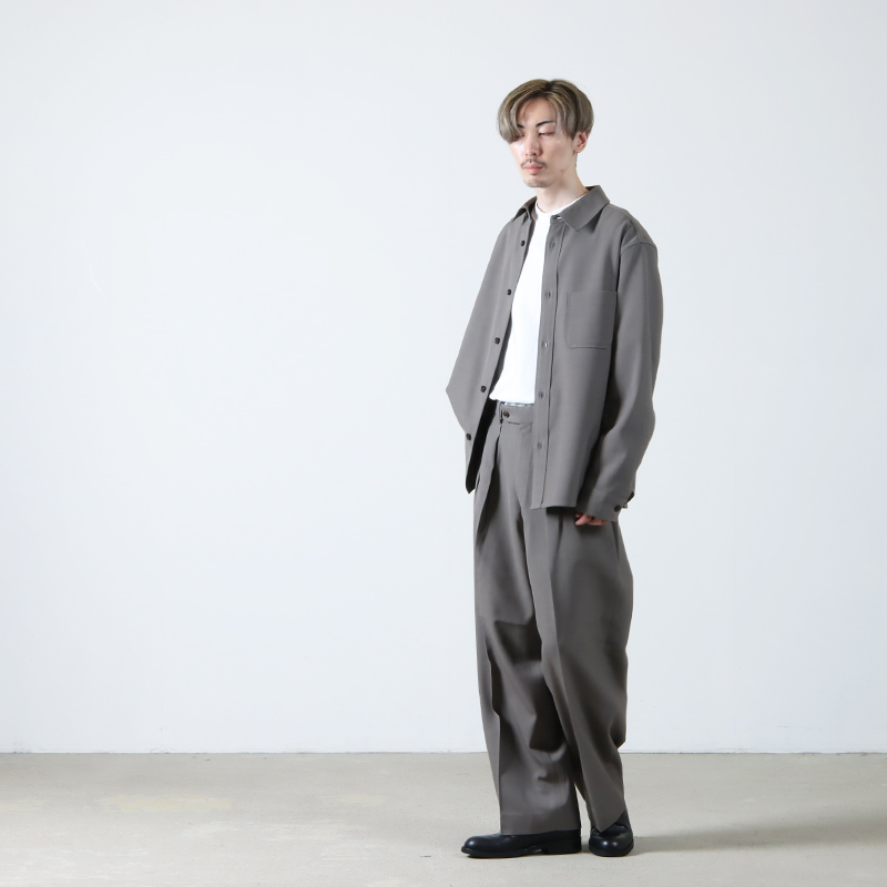 MARKAWARE (マーカウェア) DOUBLE PLEATED TROUSERS / ダブルプリーツ