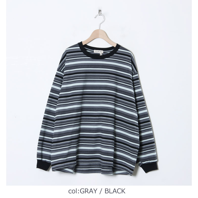 POLYPLOID (ポリプロイド) OVERSIZE LONGSLEEVE B / オーバーサイズ