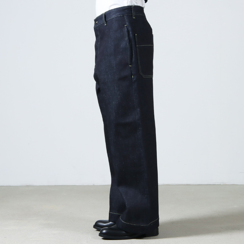 STUDIO NICHOLSON (スタジオニコルソン) PYAD SELVEDGE DENIM INDIGO