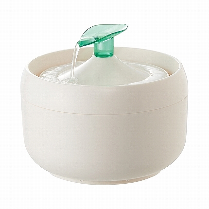 GEX ピュアクリスタル 猫用フィルター式給水器 ニャーロ 1L オフ