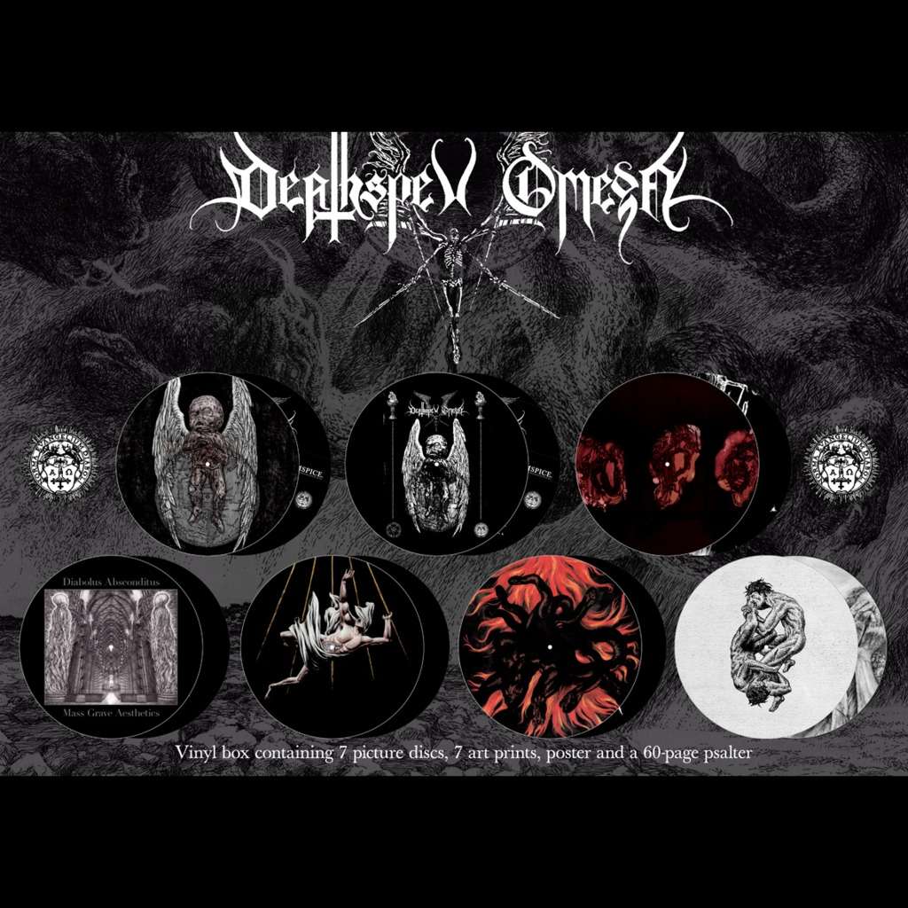 DEATHSPELL OMEGA vinyls boxset, LP X 7 for sale on