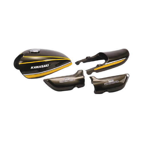 Z1/Z2 74 Aモデル イエロータイガー 外装4点セット 16L - バイク