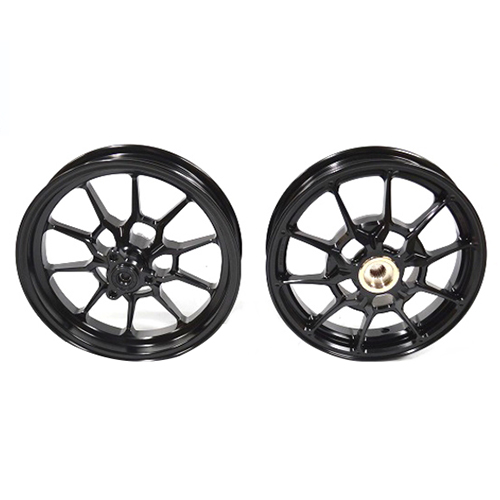鍛造アルミホイール前後セット ブラック タイプ1 アドレスV125/S - バイク