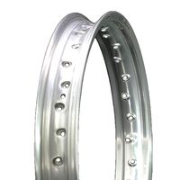 R50リム リア用 18-2.15 36H-3 シルバー KLX250 - バイク