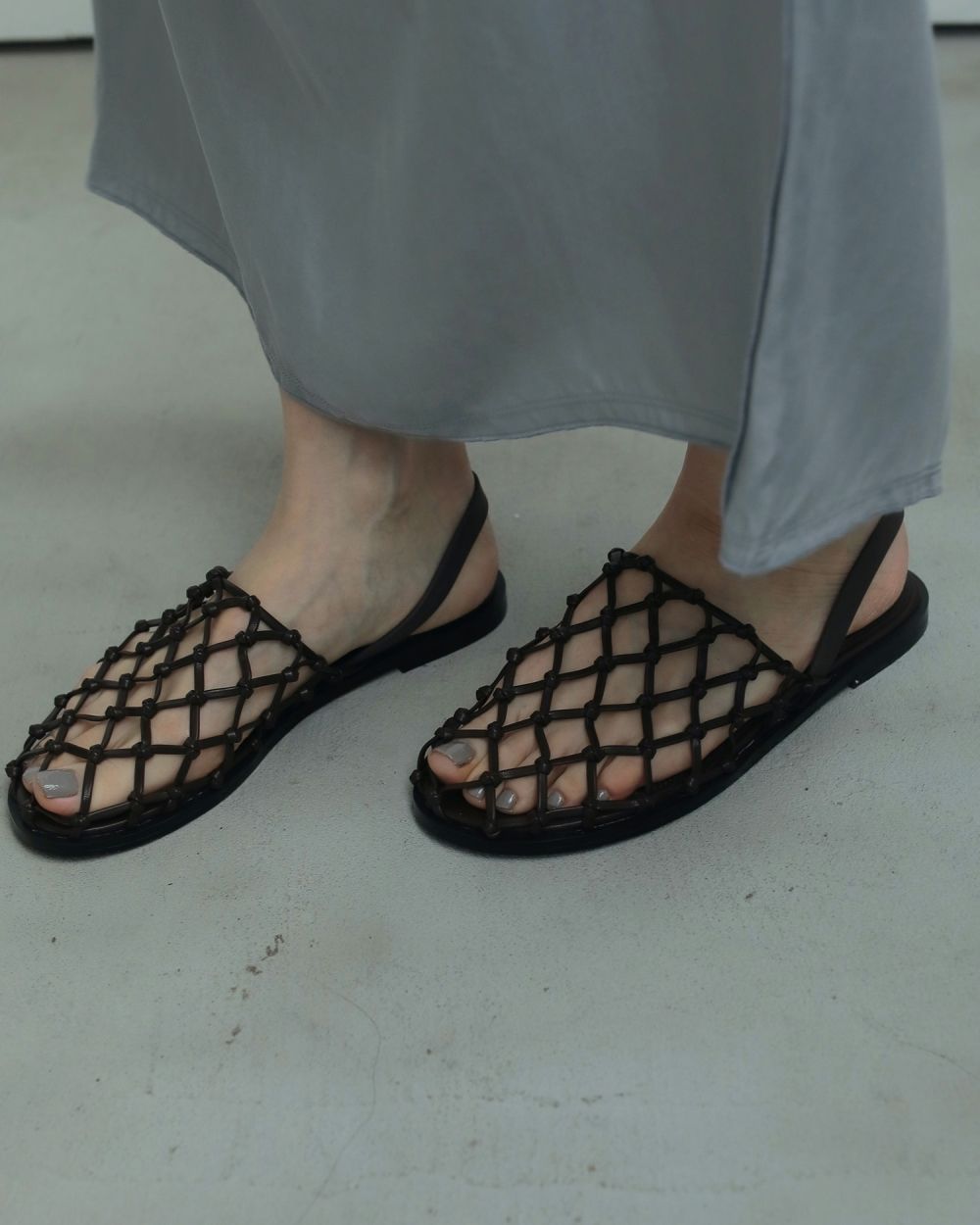 ànuke online store（アンヌーク） / Braid Flat ShoesBraid Flat