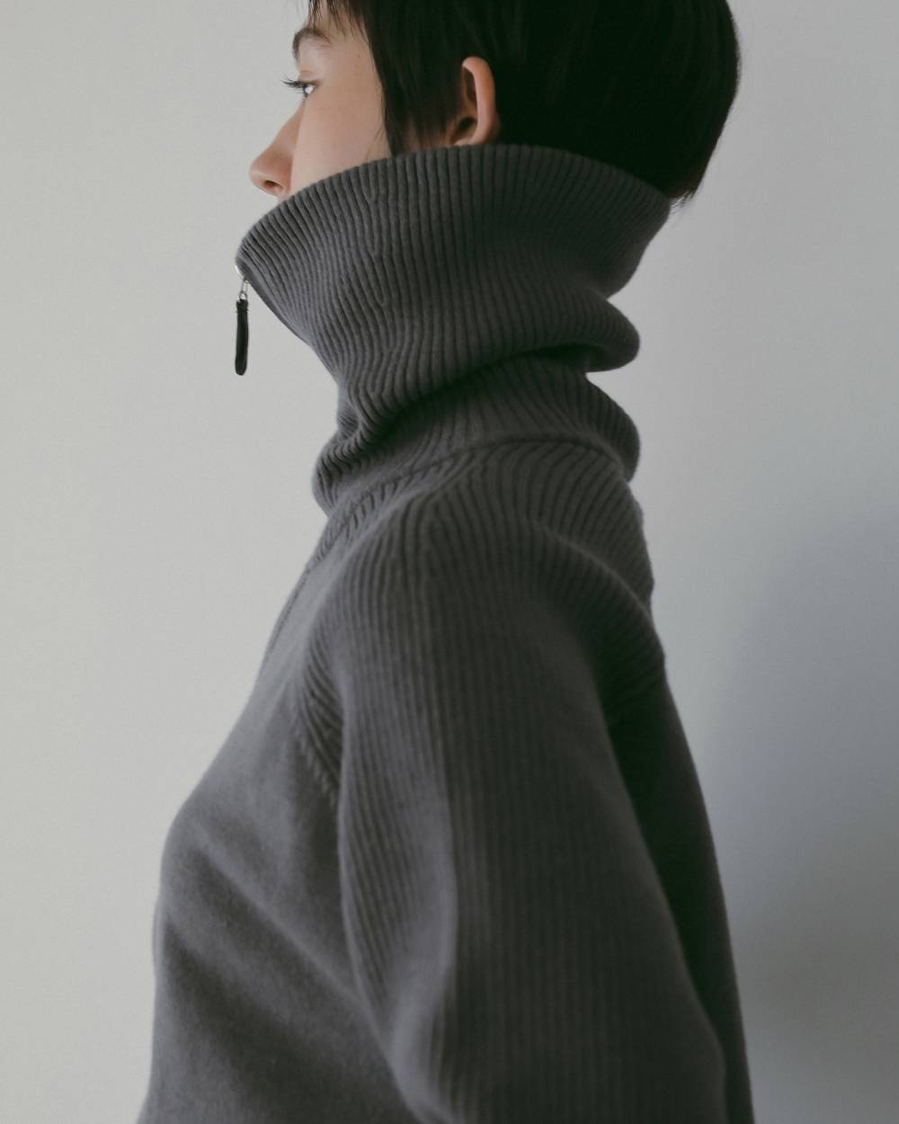 ànuke online store（アンヌーク） / Zip Rib KnitZip Rib Knit,ジップ