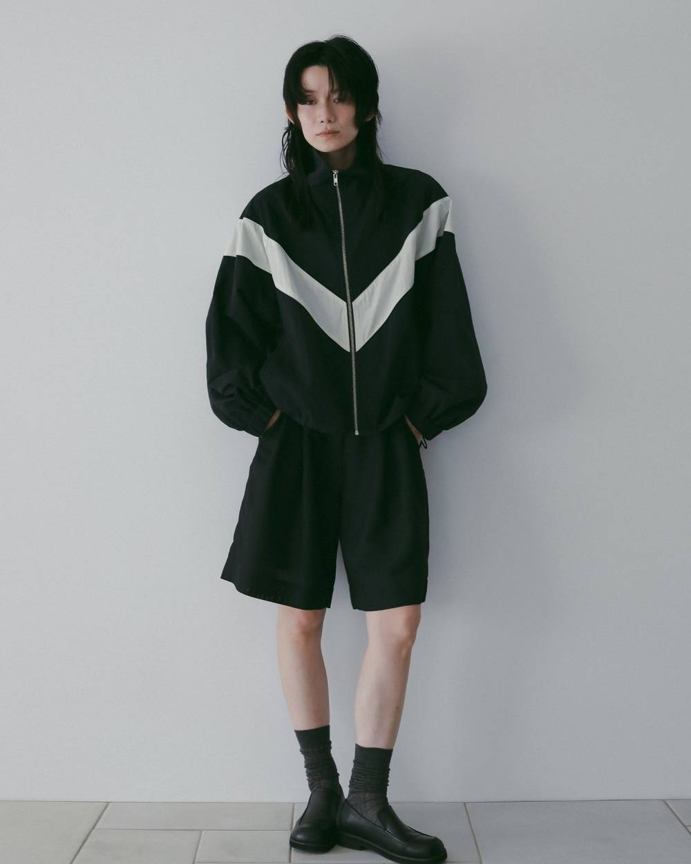 ànuke online store（アンヌーク） / Nylon Track BlouzonNylon Track