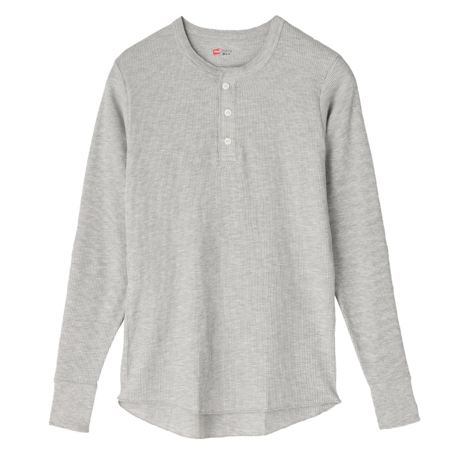 Hanes HANES Thermal Henry Neck LS Tee｜OSHMAN'S ONLINE 公式通販