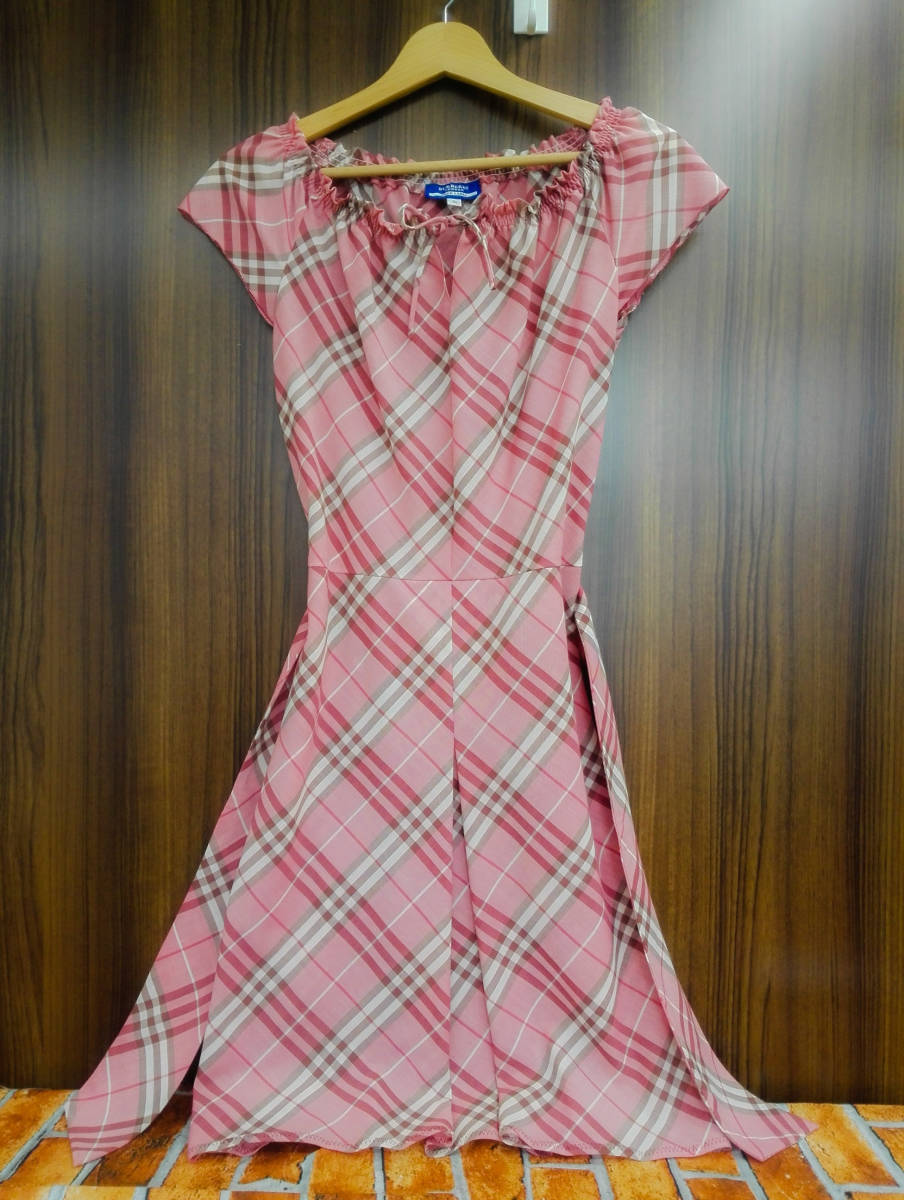 BURBERRY BLUE LABEL】チェック柄ワンピース 美品✨BURBERRY BLUE