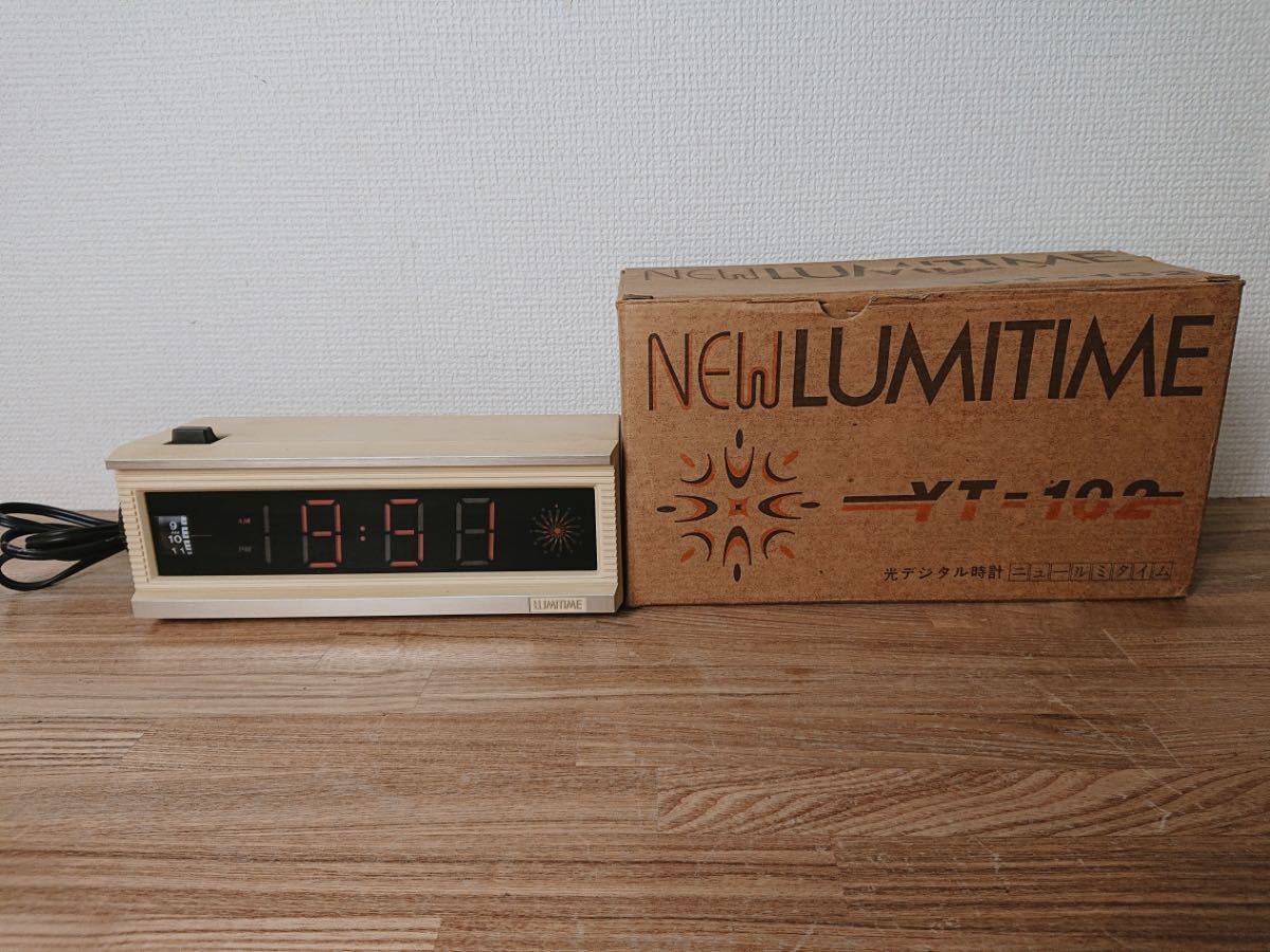 LUMITIME KT-204 置時計 アラーム 田村電気 レトロ 人気 商品 通販家具