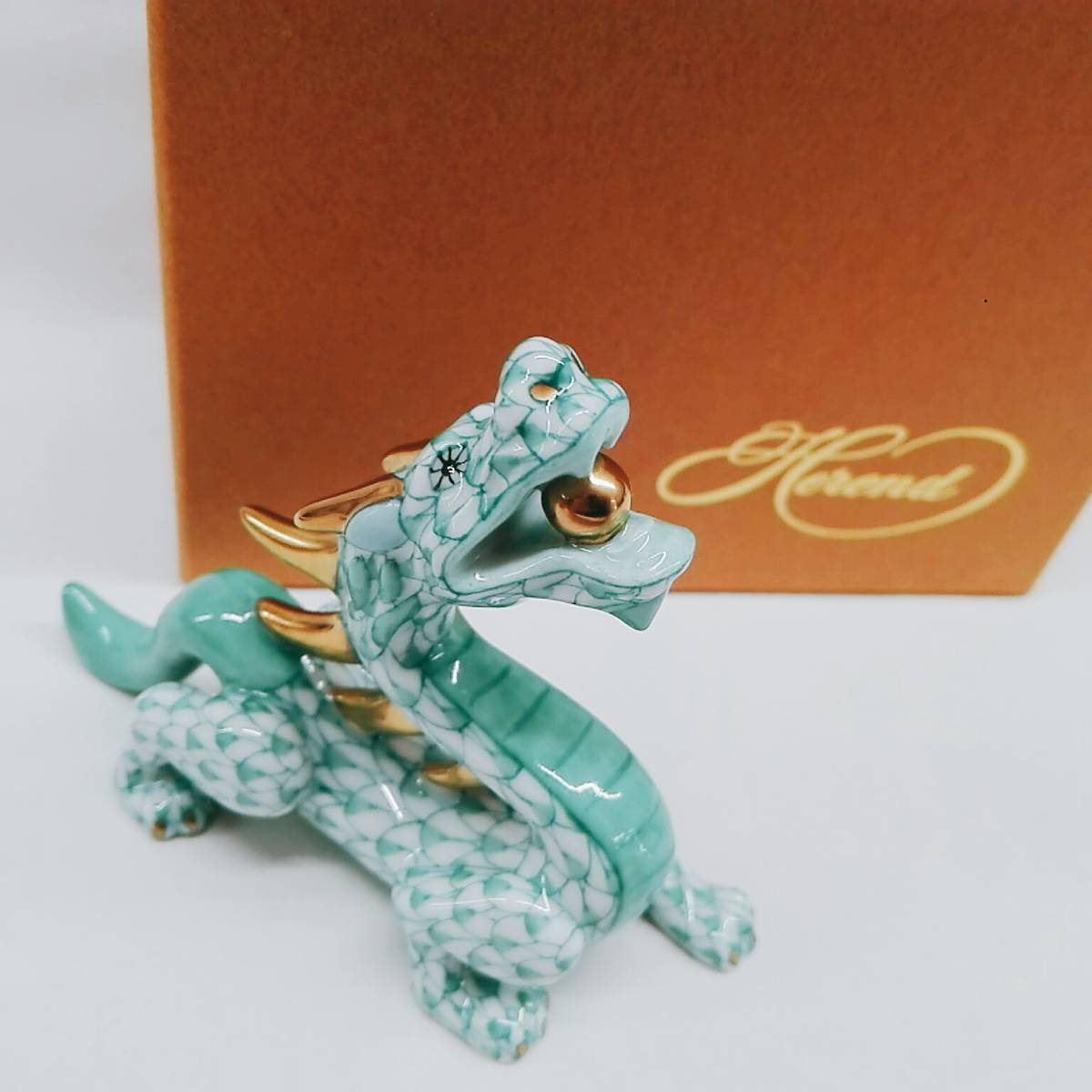 Herend ZODIAC ヘレンド ゾディアック 干支 龍 辰年 タツ フィギュリン