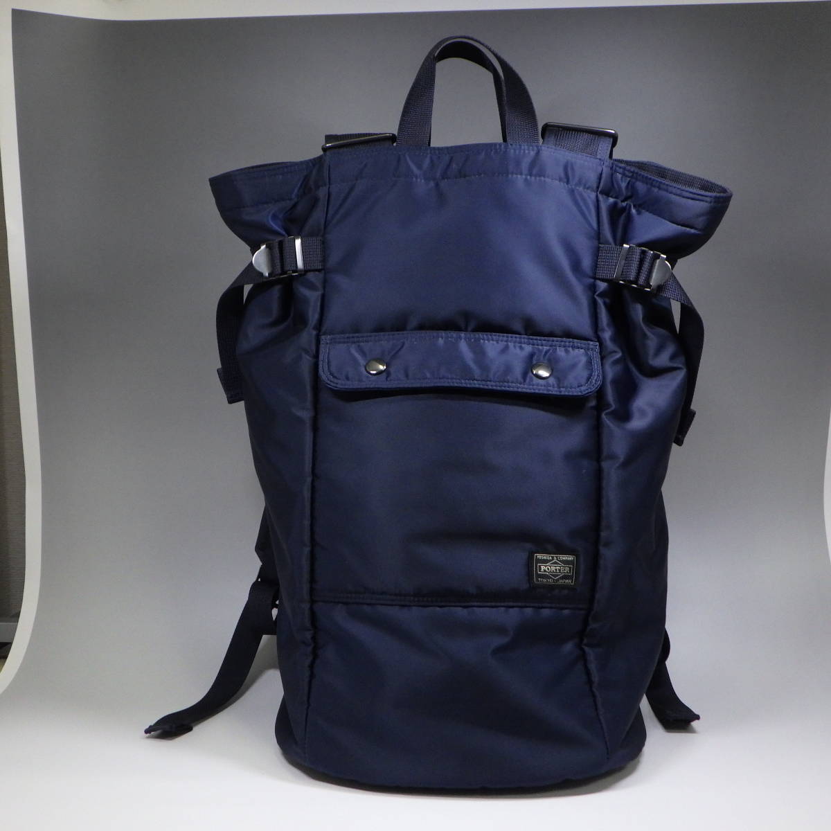 送料無料☆超美品☆【ミツカル別注】菊池亜希子×PORTER☆ネイビー色