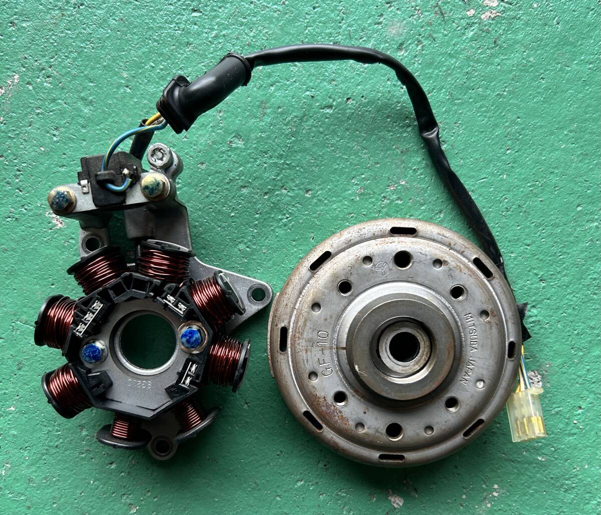 実働車外し NS50F AC08 ジェネレーター フライホイール 良 同梱OK KA68