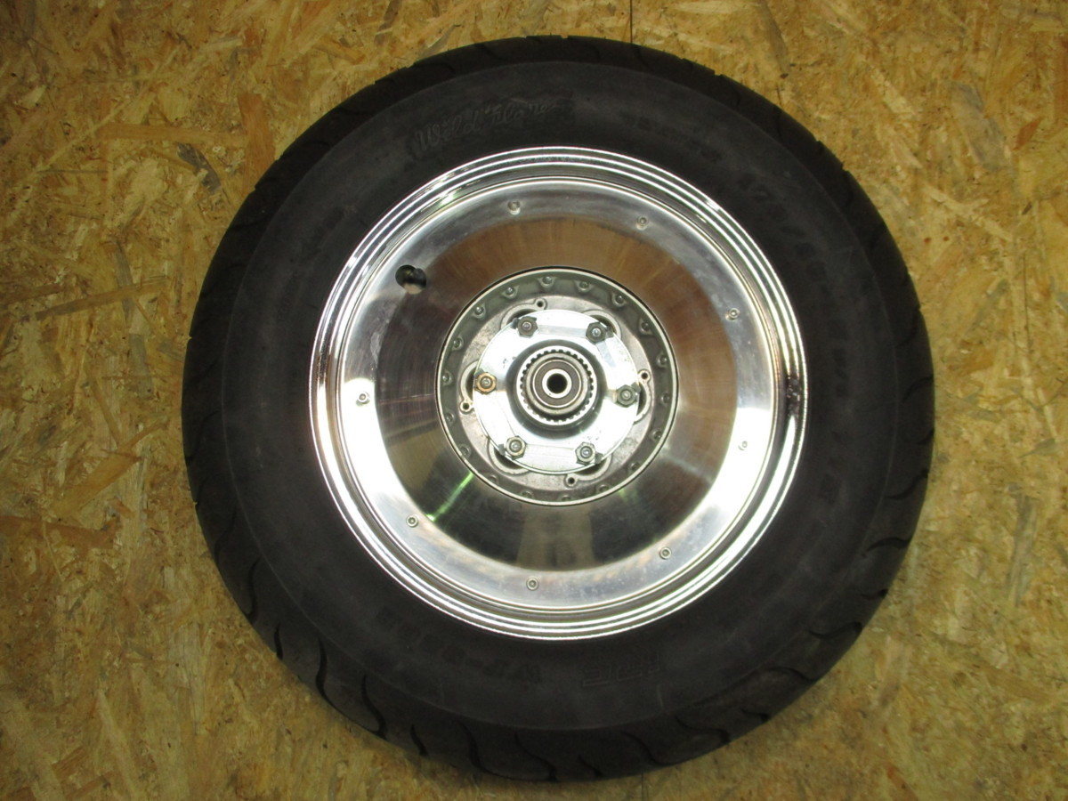 ドラッグスター400 純正 リアホイール ディッシュホイールカバー付き