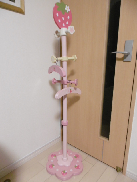 マザーガーデン 野いちごハンガースタンド 木製ハンガースタンド