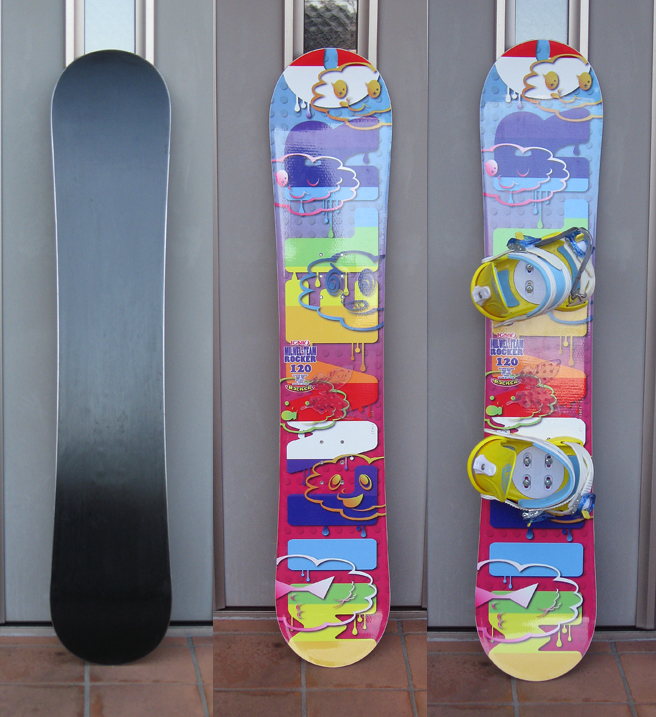 国産 IGNIO MILWEL-TEAM ROCKER 120cm 使用2回 & BOOTS 22～23cmの