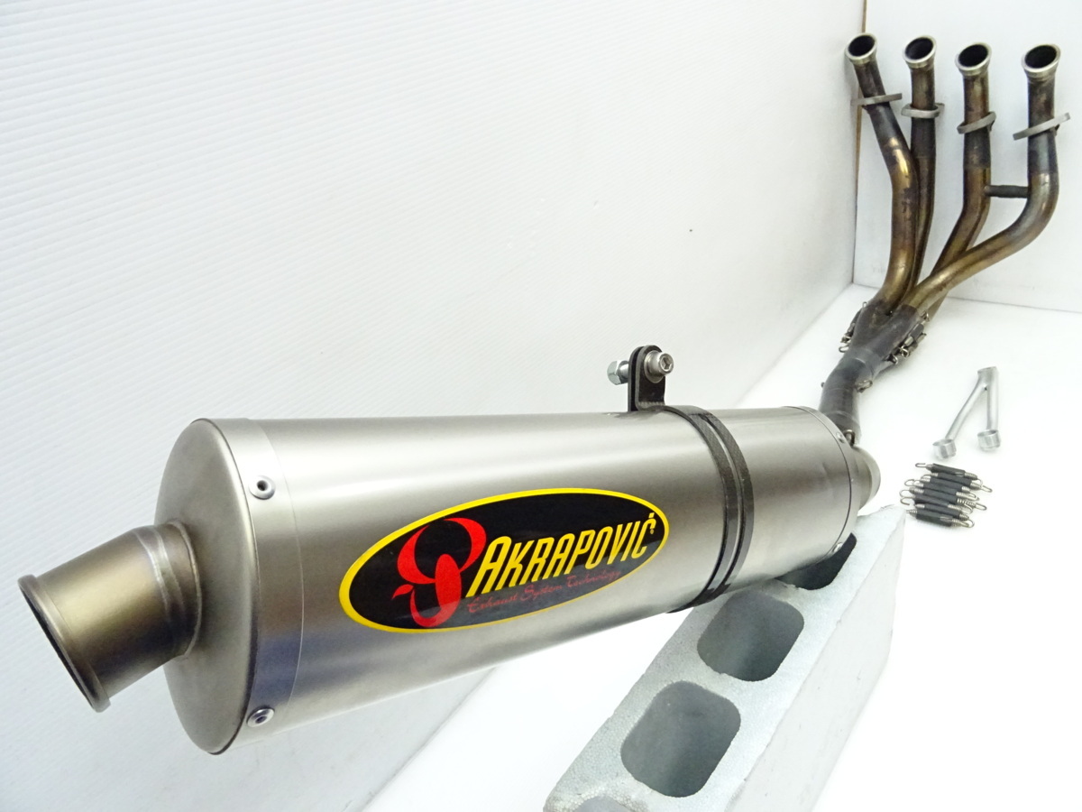 中古】ZX-12R アクラポビッチ フルエキ マフラー サイレンサー