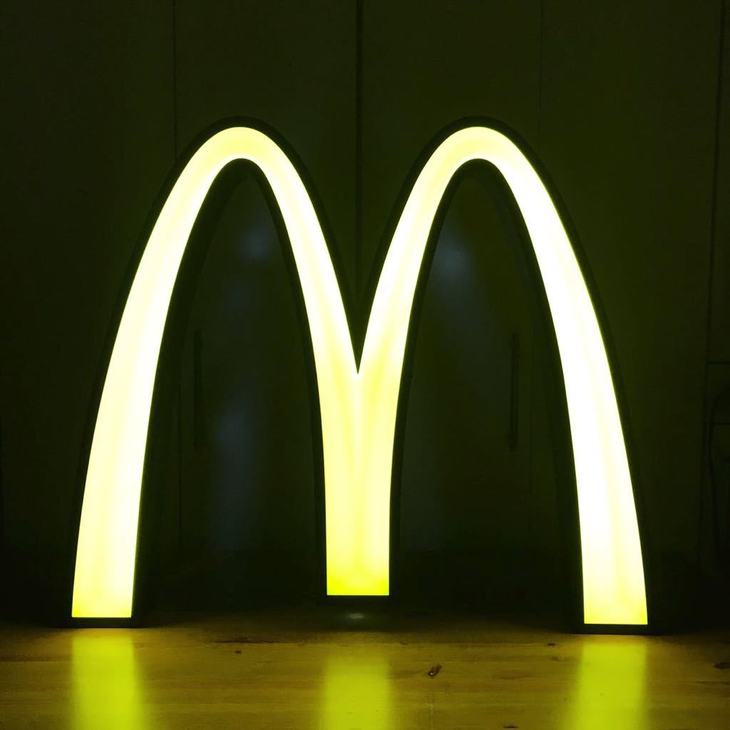 非売品 マクドナルド ゴールデンアーチ クロック 非売品 マクドナルド