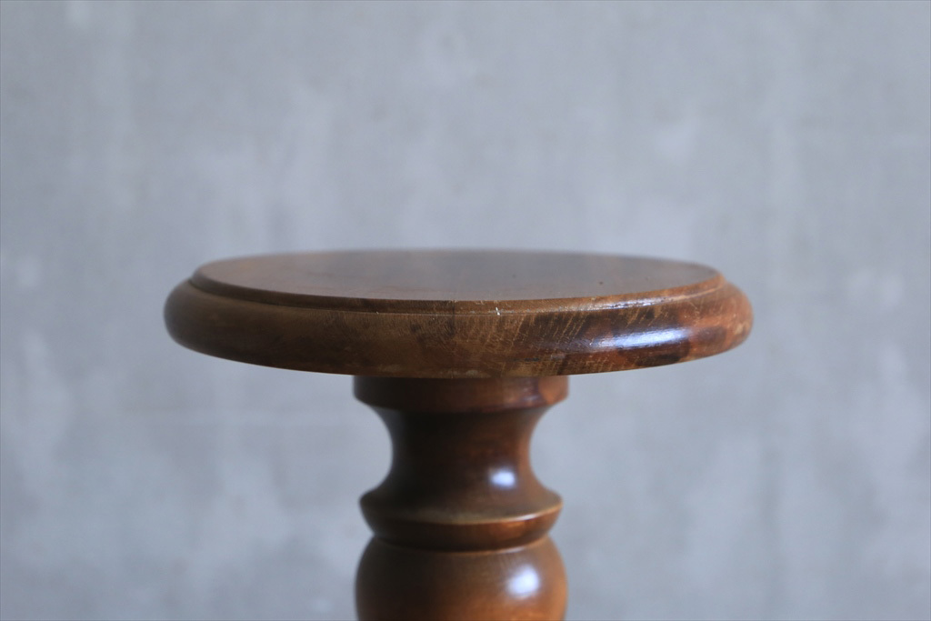 英国アンティーク◇古木フラワースタンド/花台/プランター/ベース燭台