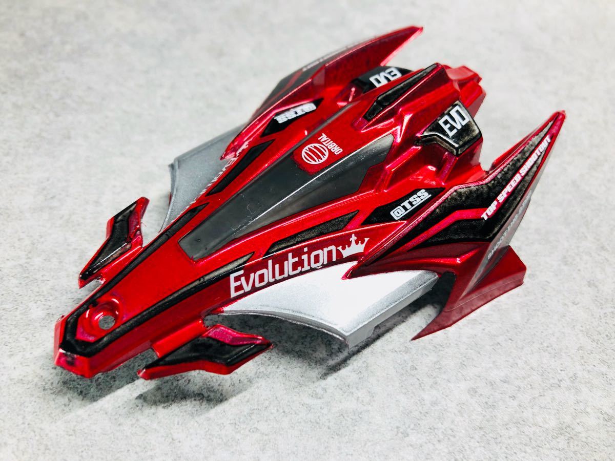 送料無料】アバンテMk3アズール 塗装カットデカール済ボディ ミニ四駆