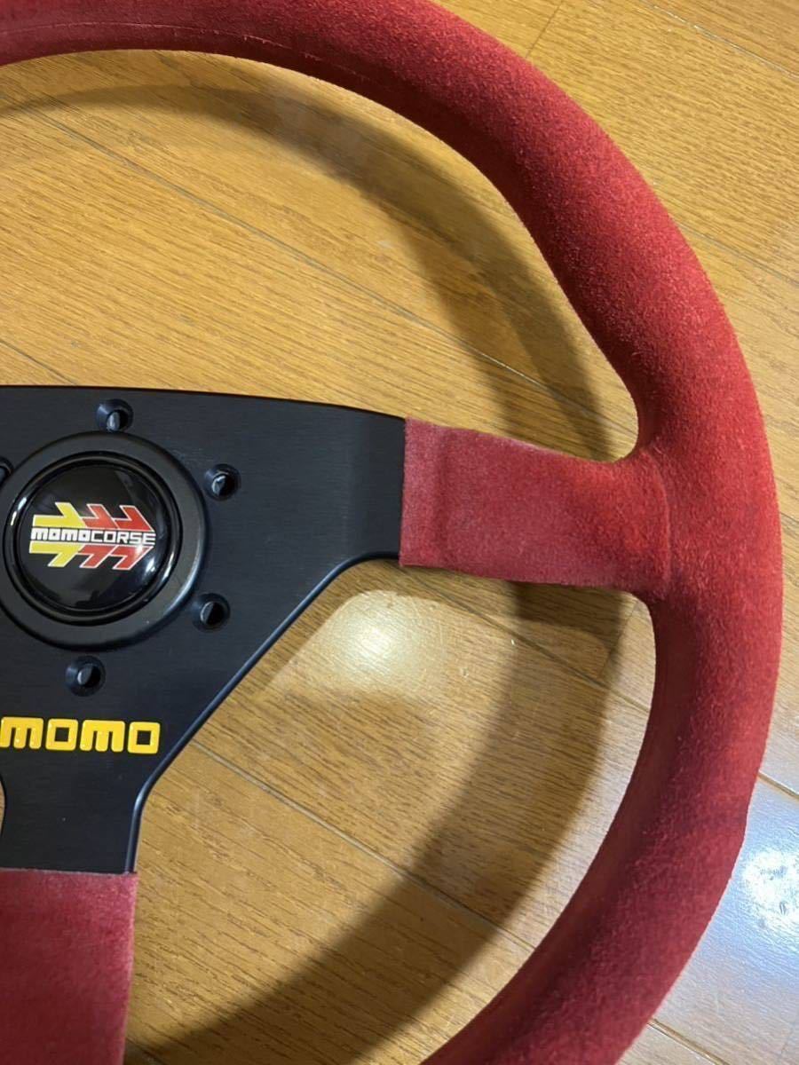 MOMO(モモ) ステアリング MOD.78 35パイ RED/スエード M-64 momo MOD