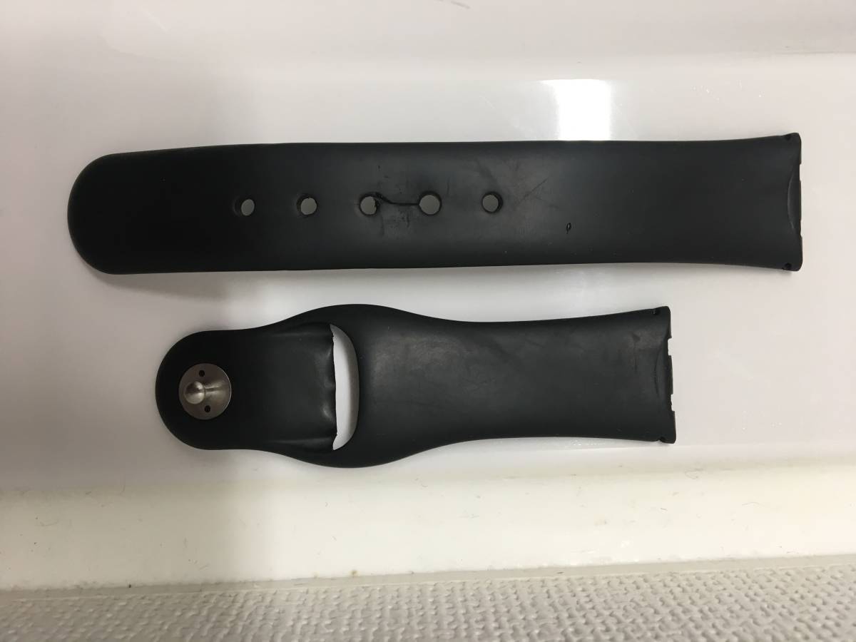 Ikepod ブラック ラバーベルト 時計