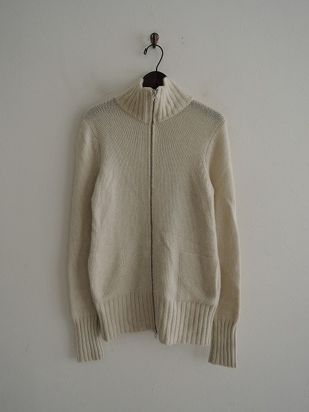 □エヌワンハンドレッド n100 *ダブルジップカシミヤニットパーカー*34