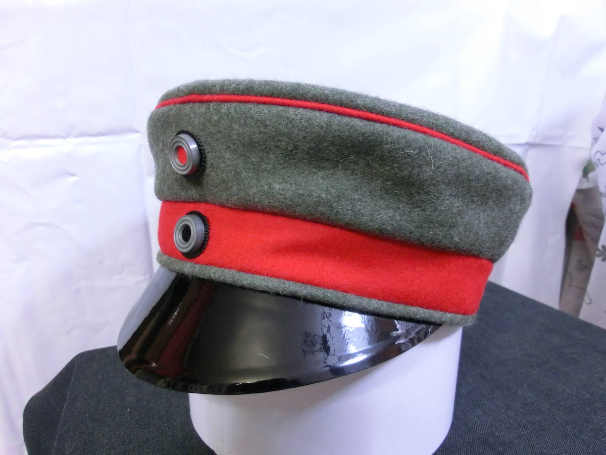 ◇ドイツ帝国 プロイセン バイザー付き/クーレツヒェン 下士官野戦帽