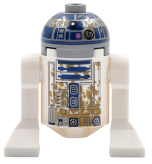 Astromech Droid, R2-D2 - Dirt Stains on Front : Minifigure sw0908