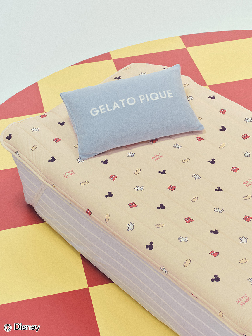 Sleep】Mickey&Minnie / 接触冷感プリント敷きパッド（シングル
