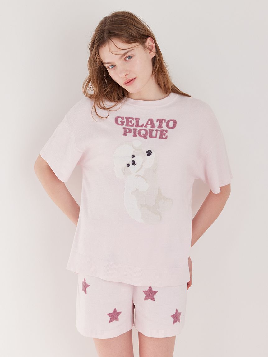 ONLINE限定カラーあり】ドッグジャガードプルオーバー(ニットプル