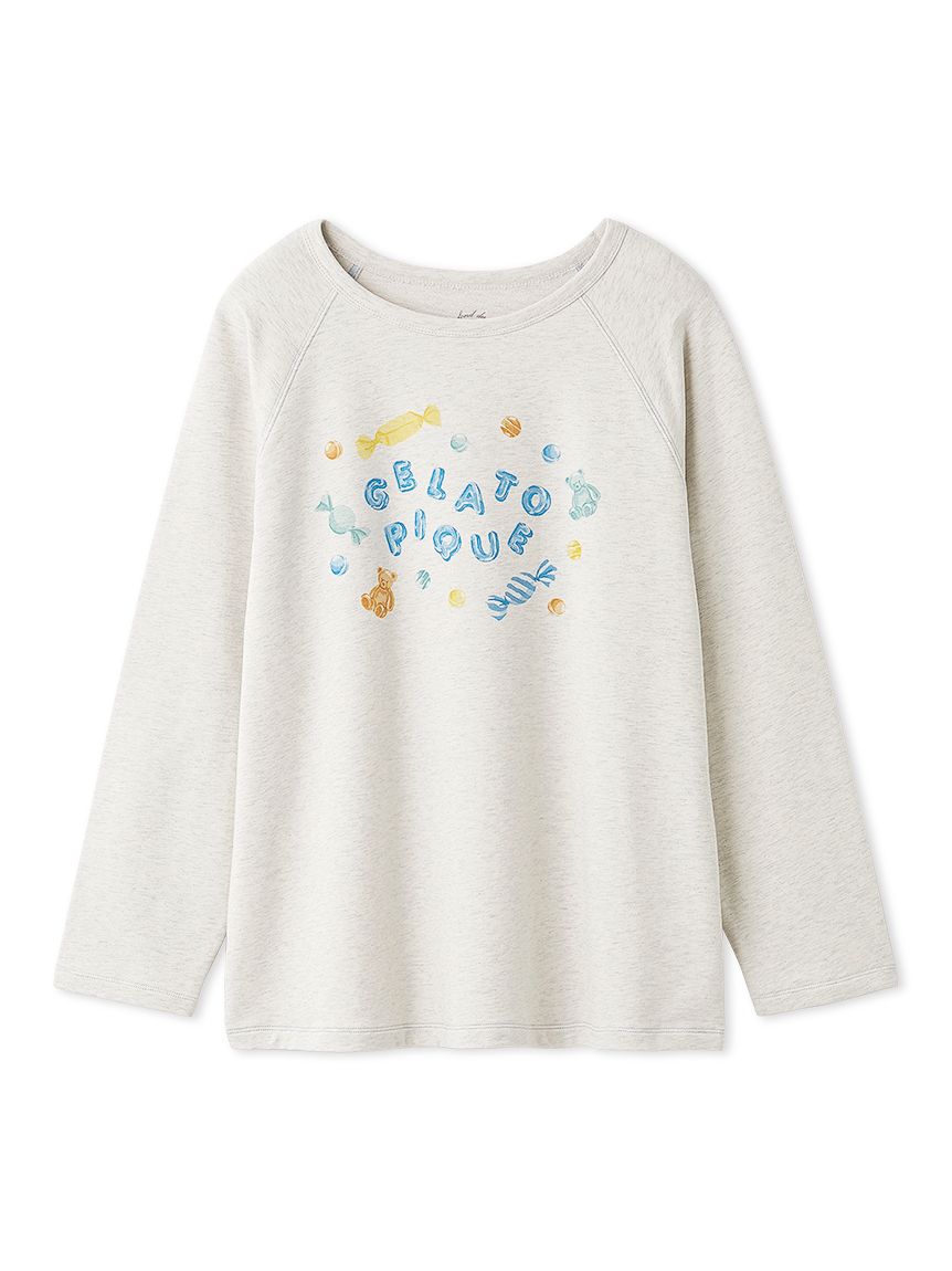 キャンディワンポイントロンT(カットソー・Tシャツ)｜ルームウェア