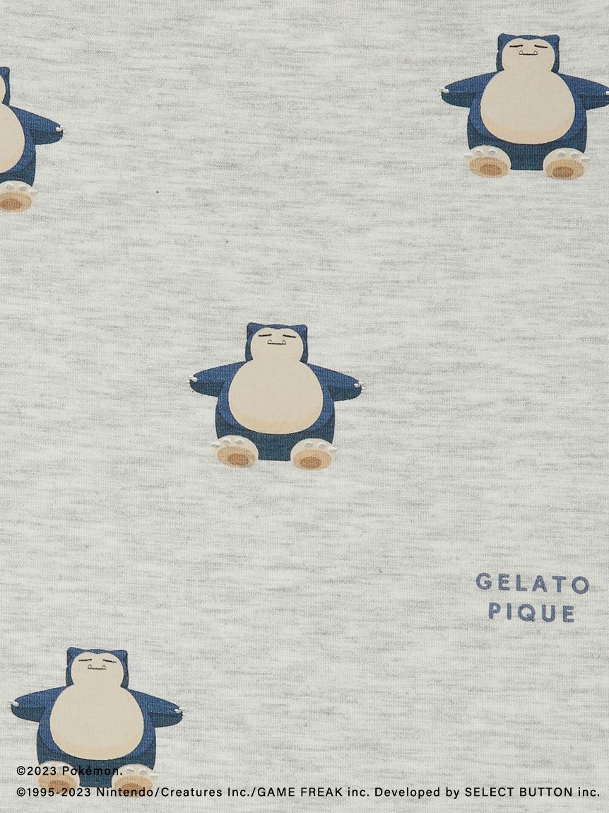 ポケモンスリープ】【メンズ】接触冷感プリントTシャツ＆ハーフパンツ