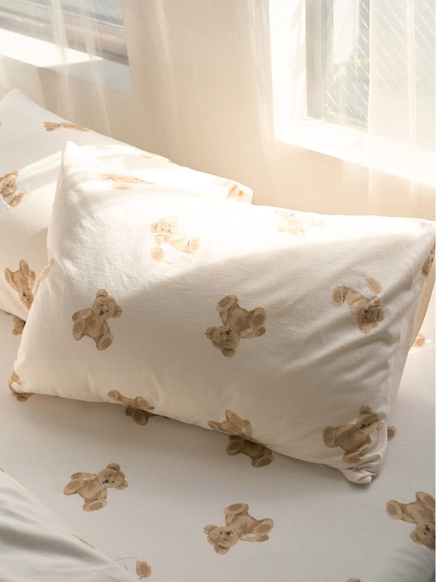 Sleep】ベア柄3点セット（シングル）(寝具セット)｜ルームウェア