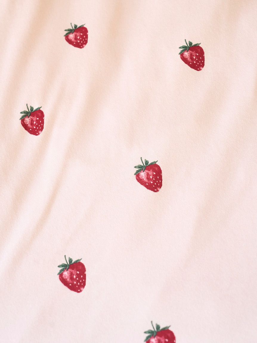 Sleep】ストロベリー柄掛けカバー（シングル）(掛け布団カバー