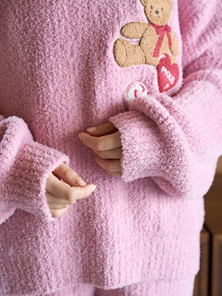 ONLINE限定】ベビモコベアさがらプルオーバー＆ショートパンツセット