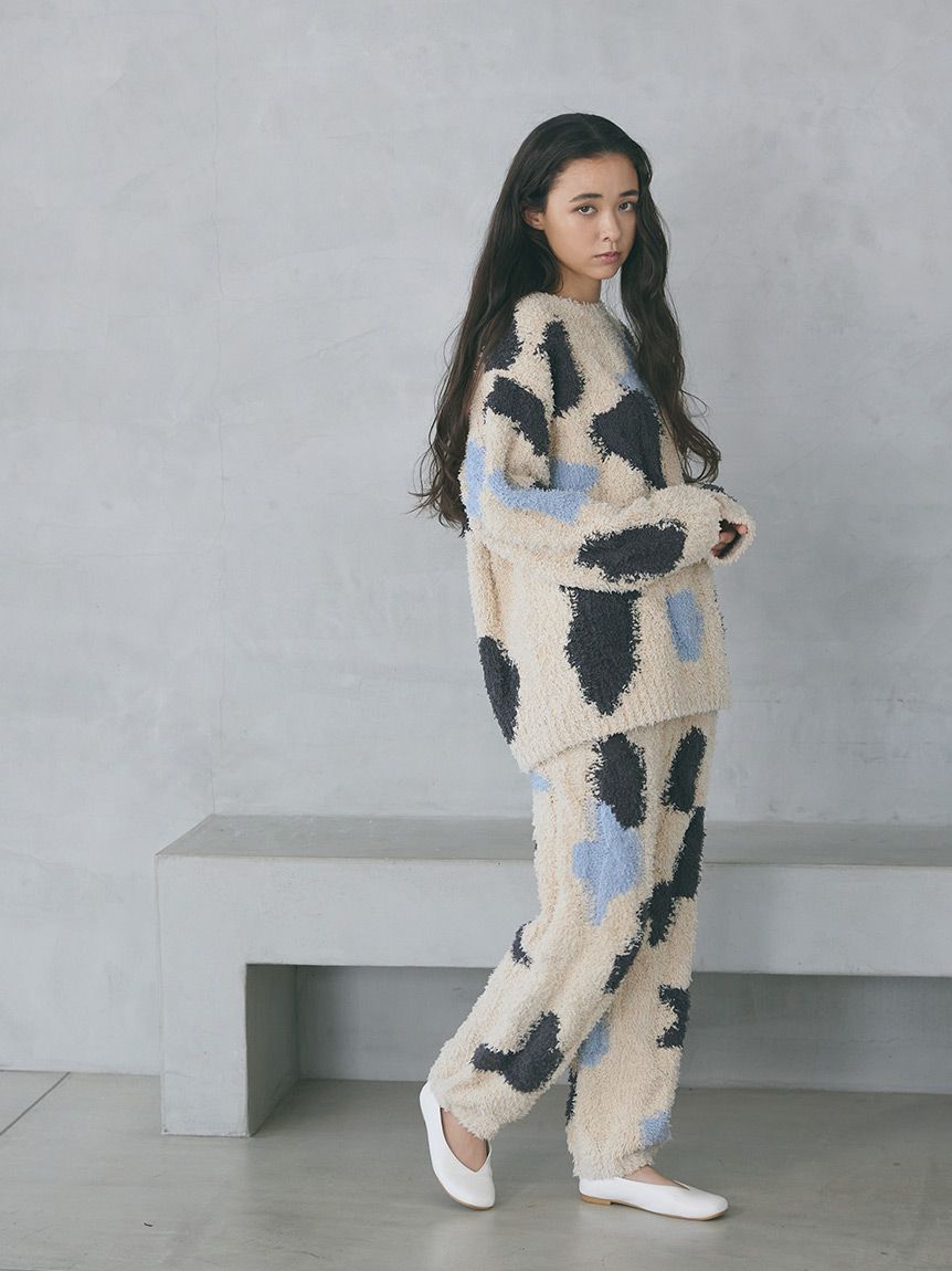 WILDSIDE】【UNISEX】ケーブルニットロングパンツ(ボトムス)｜ルーム