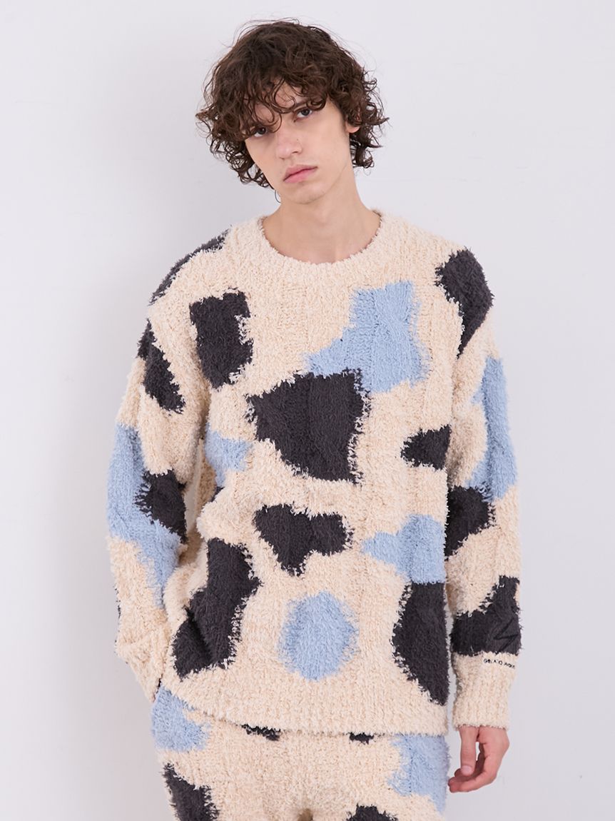 WILDSIDE】【UNISEX】ケーブルニットプルオーバー(トップス)｜ルーム