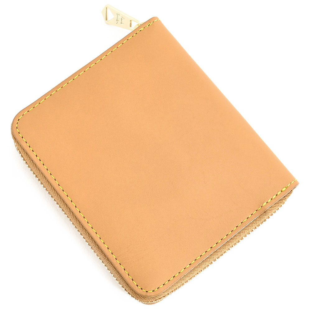 ポールスミス 財布 二つ折り財布 ラウンドファスナー キャメル Paul