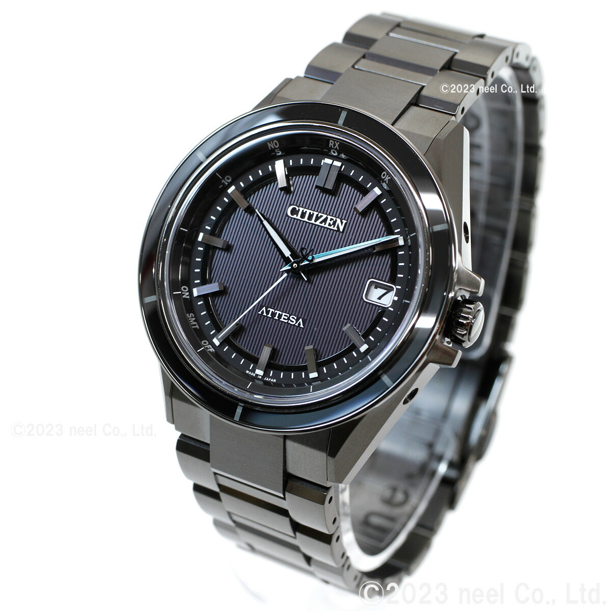 シチズン アテッサ エコドライブ 電波時計 CB3035-72E ダブル