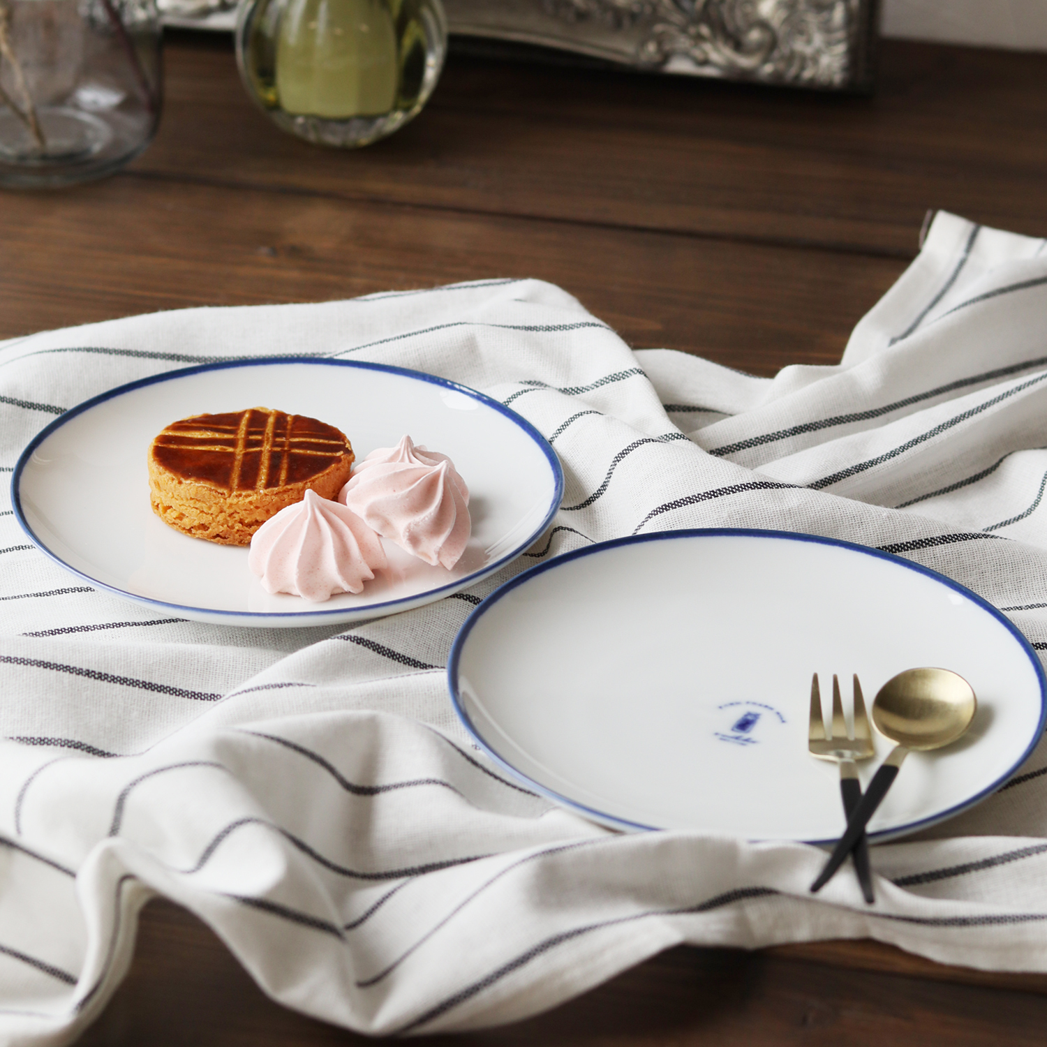 ミルコ 美濃焼 ケーキプレート4枚セット ケーキ皿/中皿/取り皿 【食器