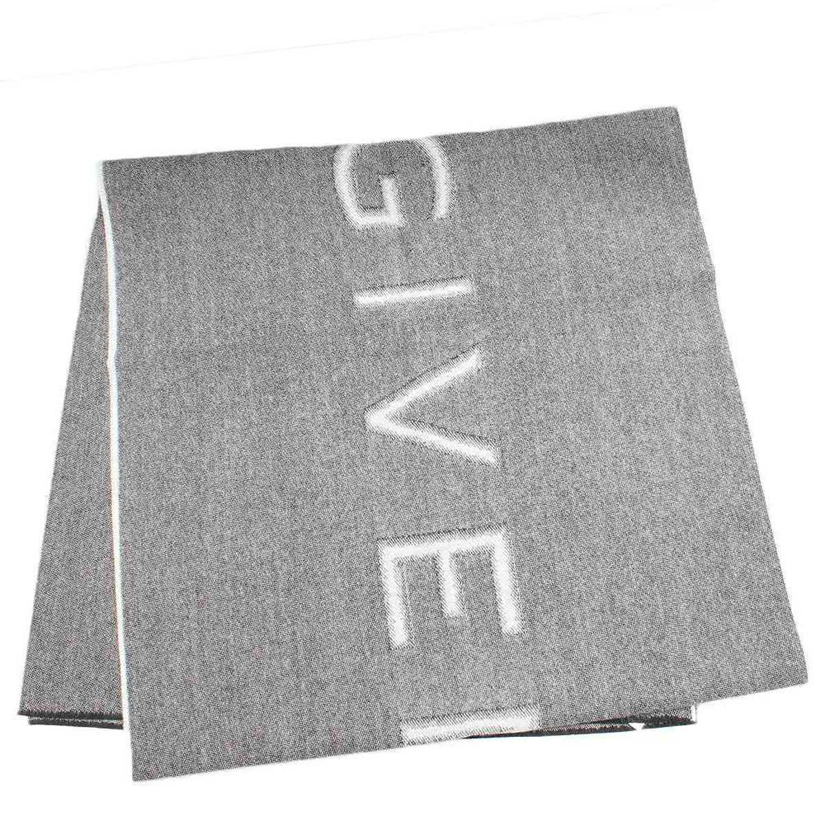 ジバンシィ GIVENCHY マフラー GV4518 J4431 1 ロゴ ウール スカーフ