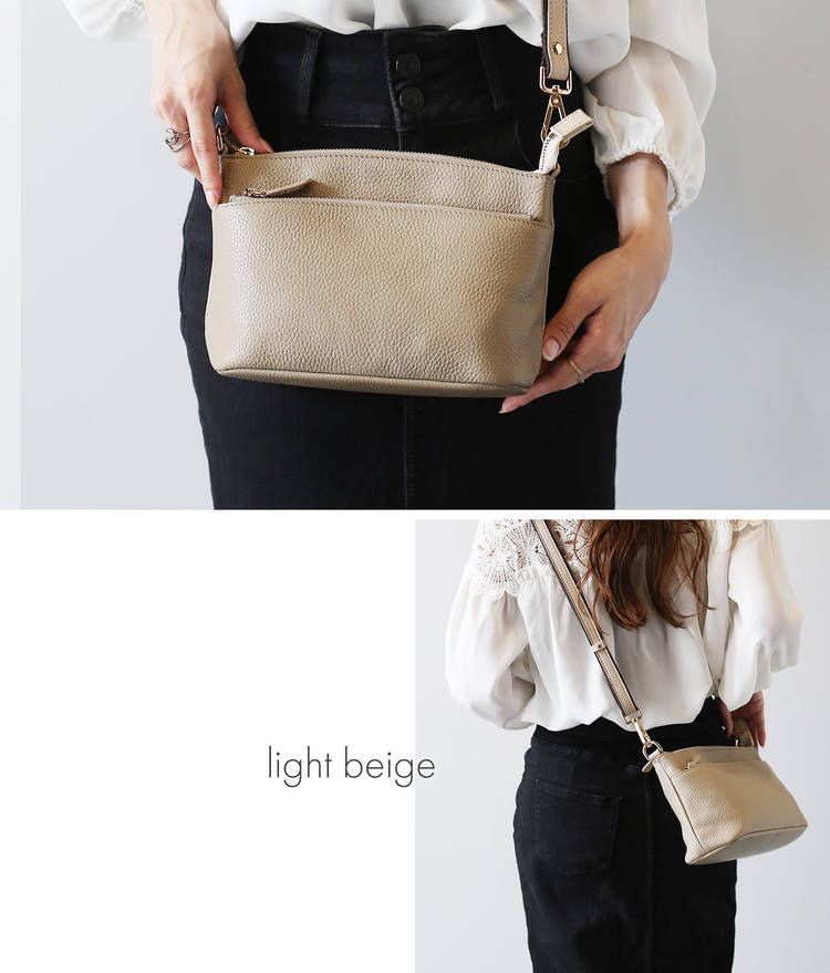 ショルダーバッグ レディース 3way 斜め掛けバッグ ブランド mieno 本