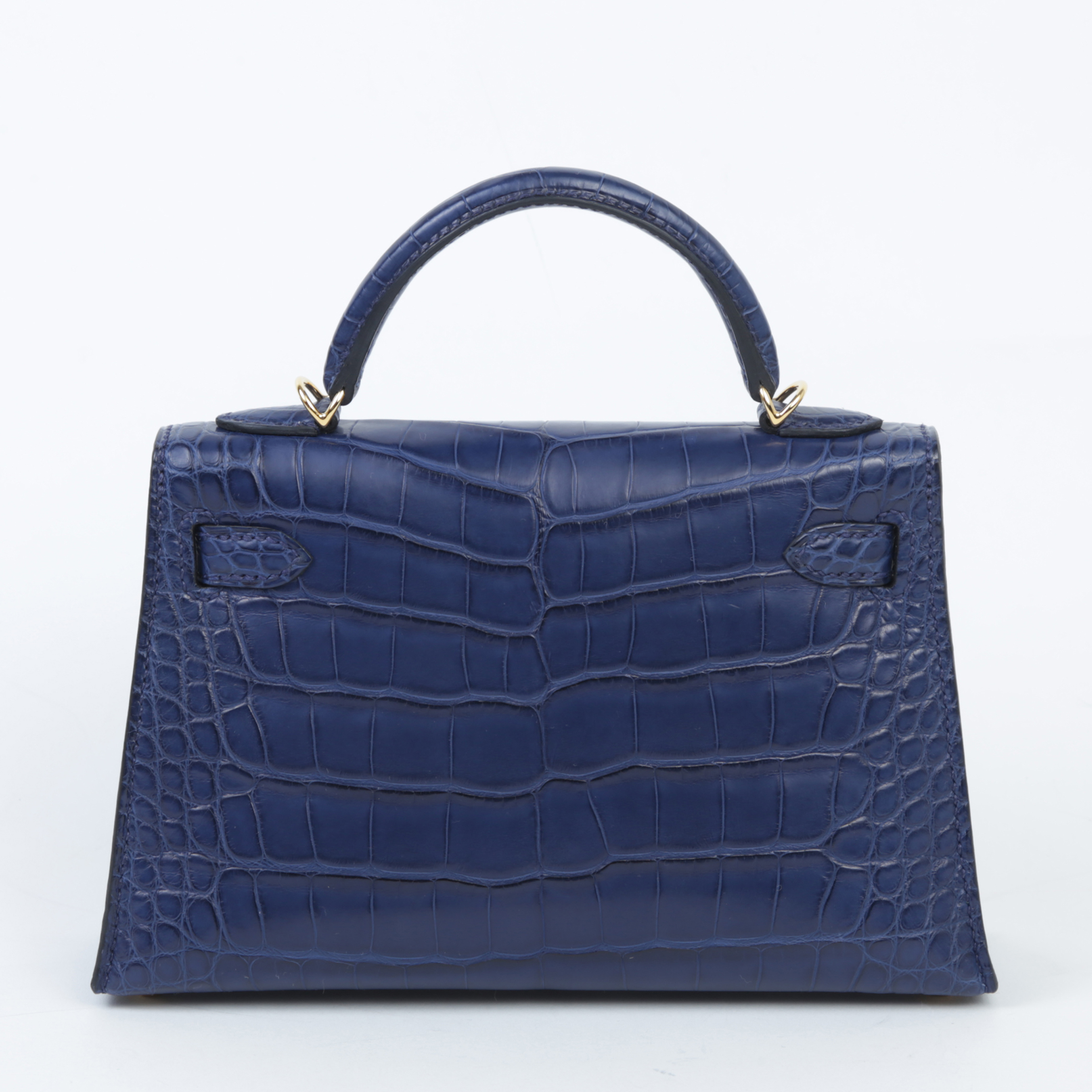 ランク N 新品 HERMÈS エルメス ミニケリー2 ブルーサフィール (73