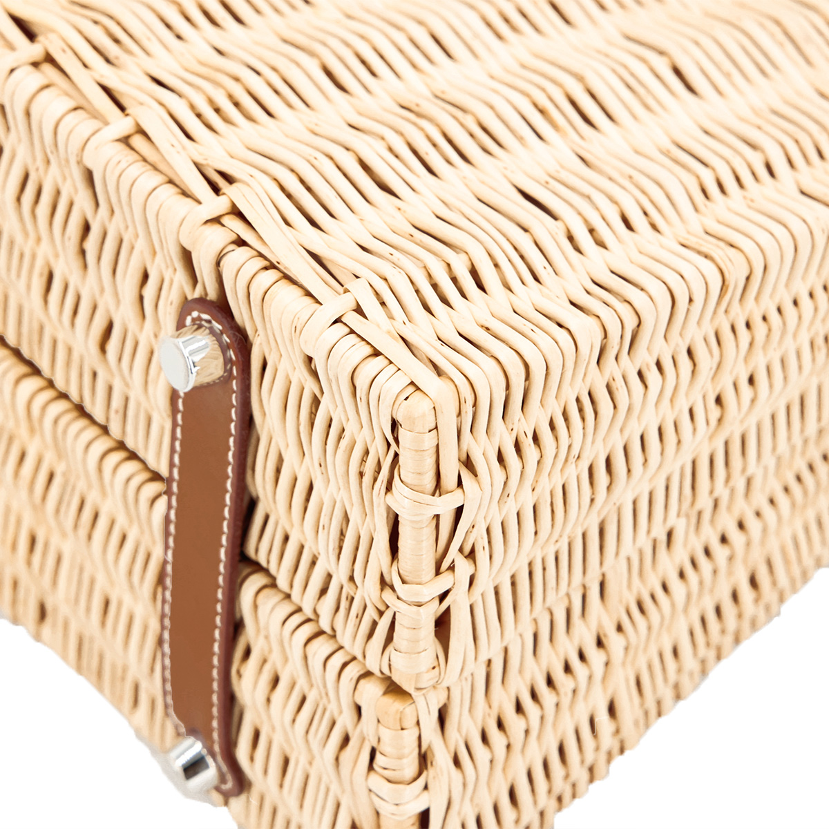 HERMÈS Limited Edition Kelly Picnic 35 handbag in Osier Wicker and