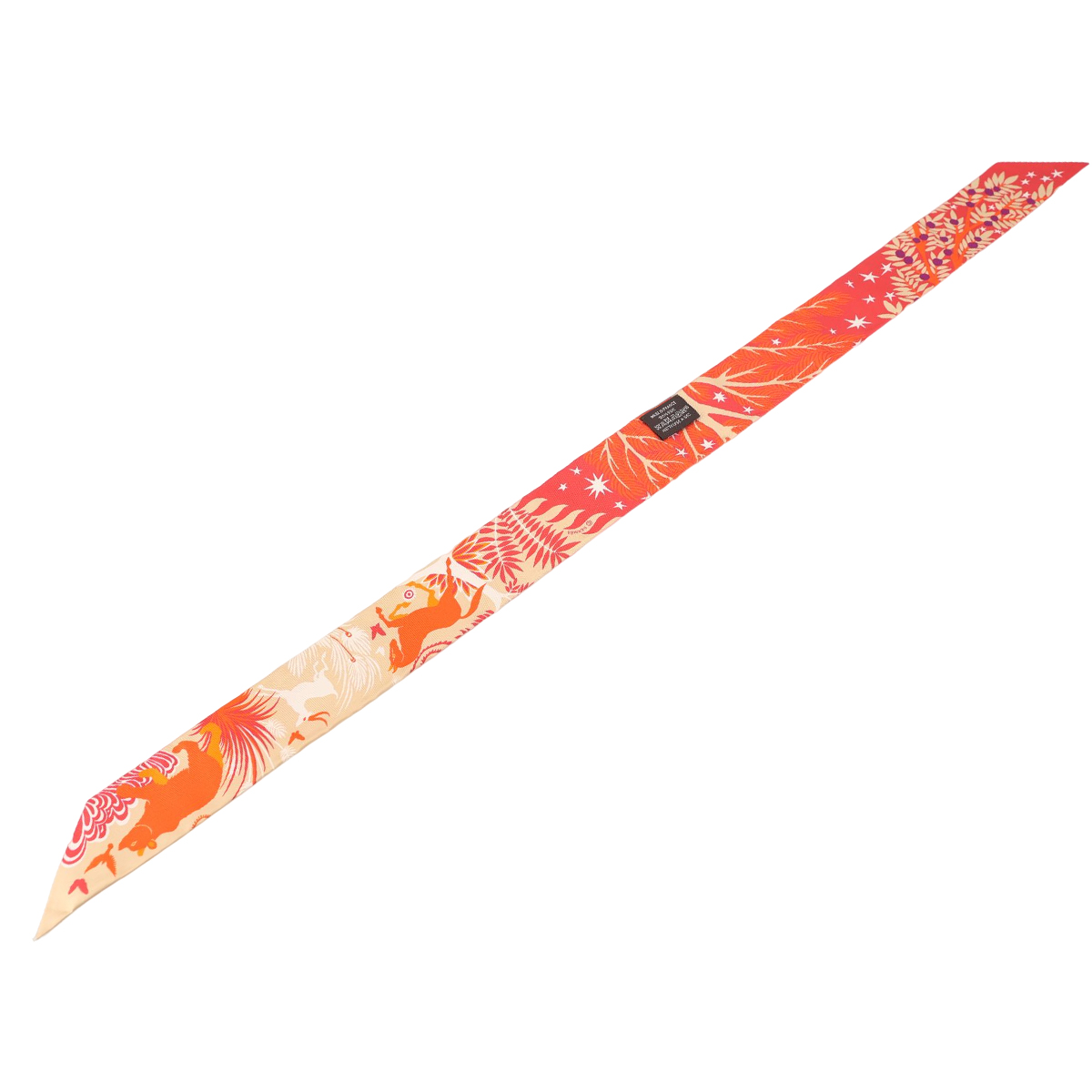 HERMÈS エルメス ツイリー オルフェウスの魅力に誘われて オレンジ